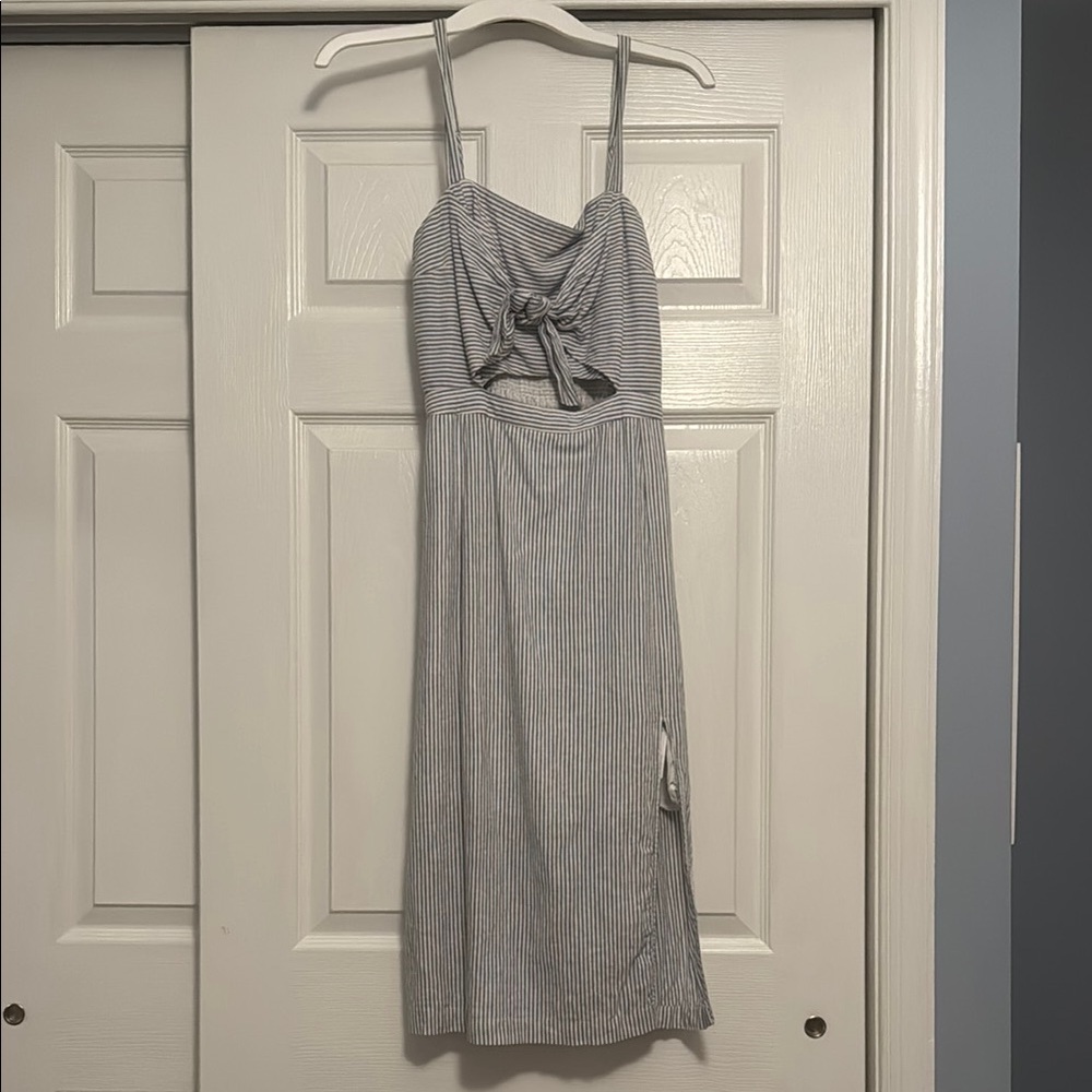 Striped blue Dress